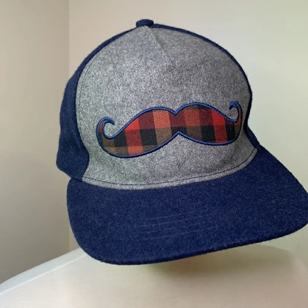 “On hold”. COPY - EUC Wool Blend Mustash Baseball Hat Cap